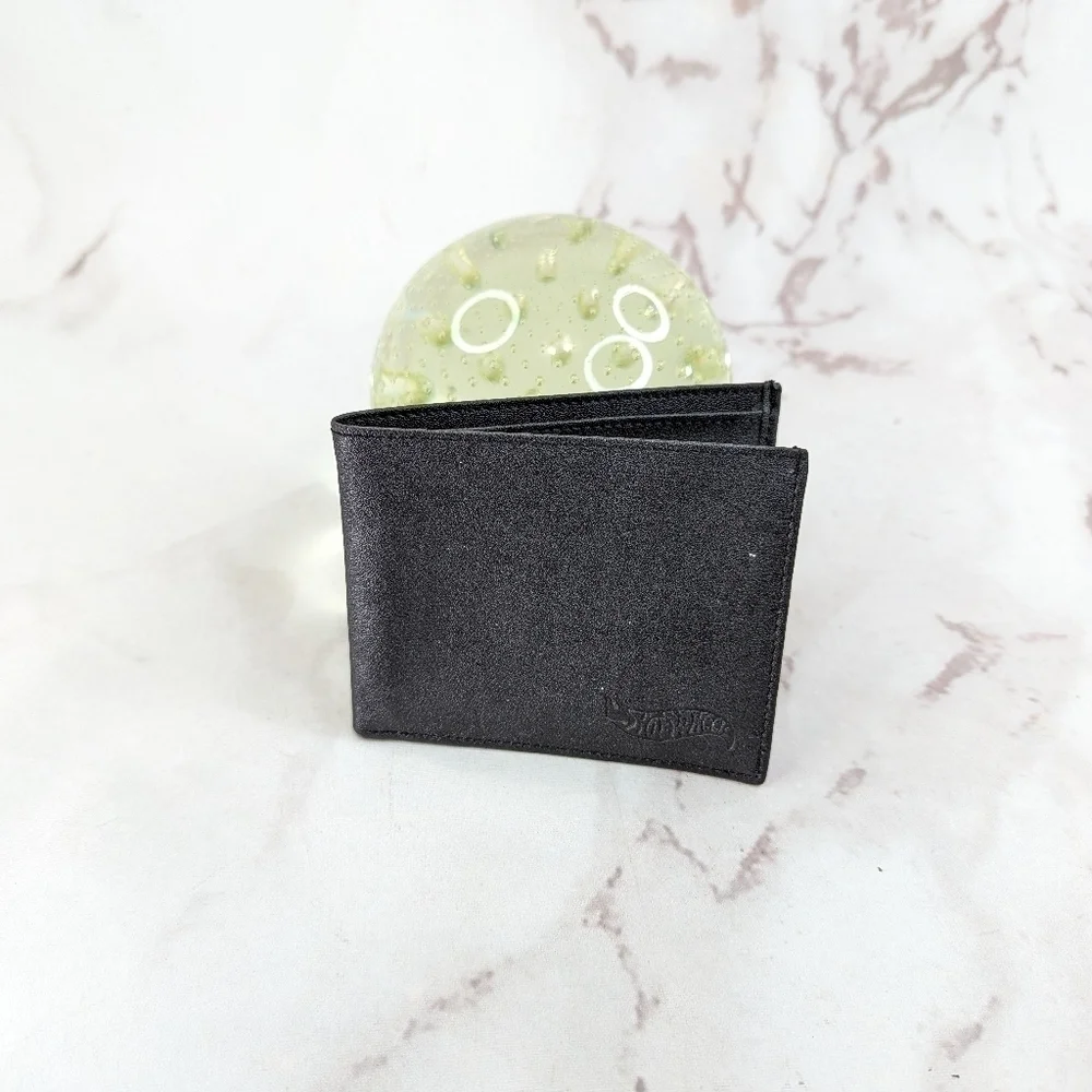 Hot Wheels Wallet Black Bifold Mens Unisex Card Holder